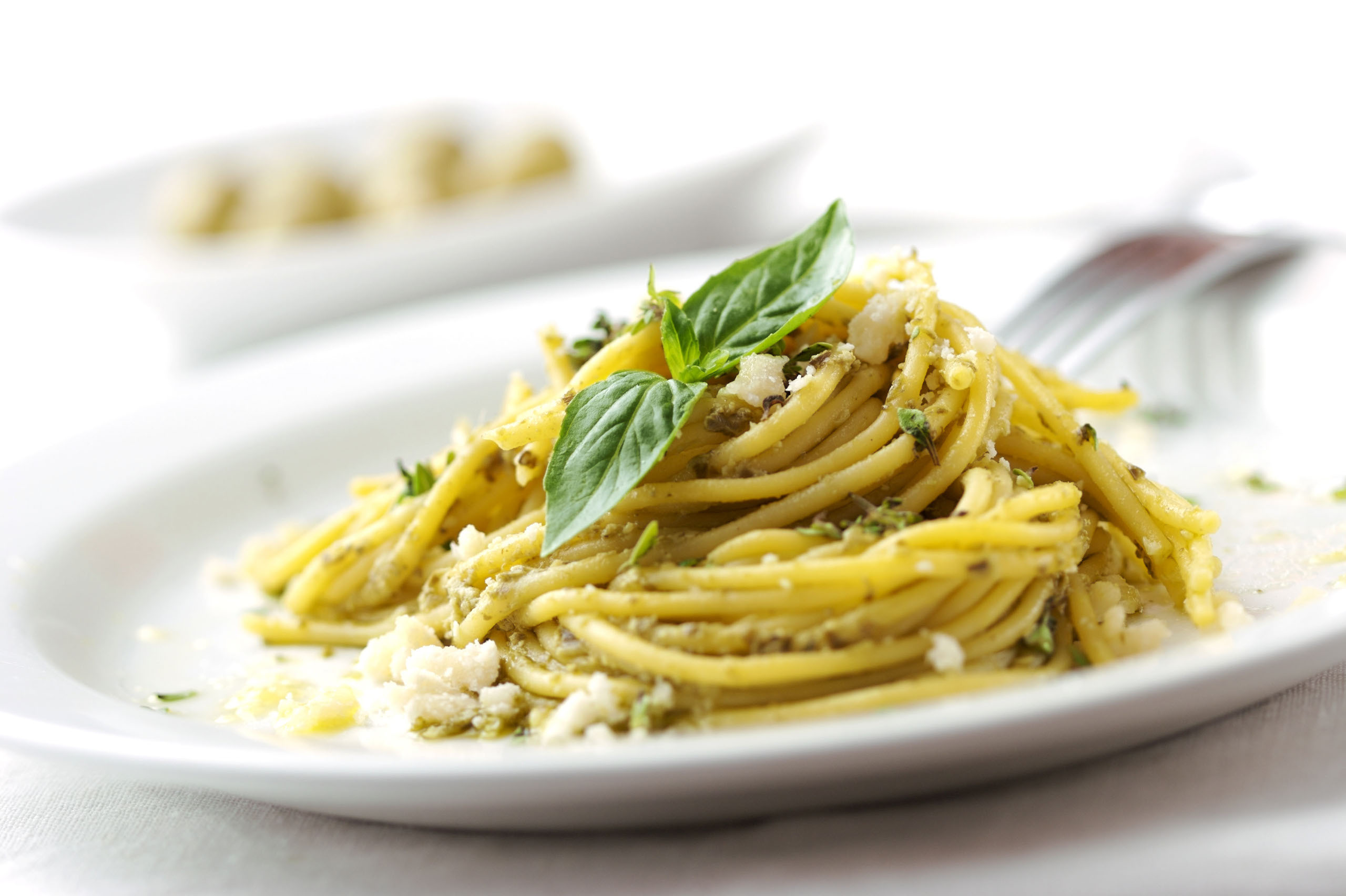 Spaghetti ai pistacchi e Pecorino Spaghetti ai pistacchi e Pecorino